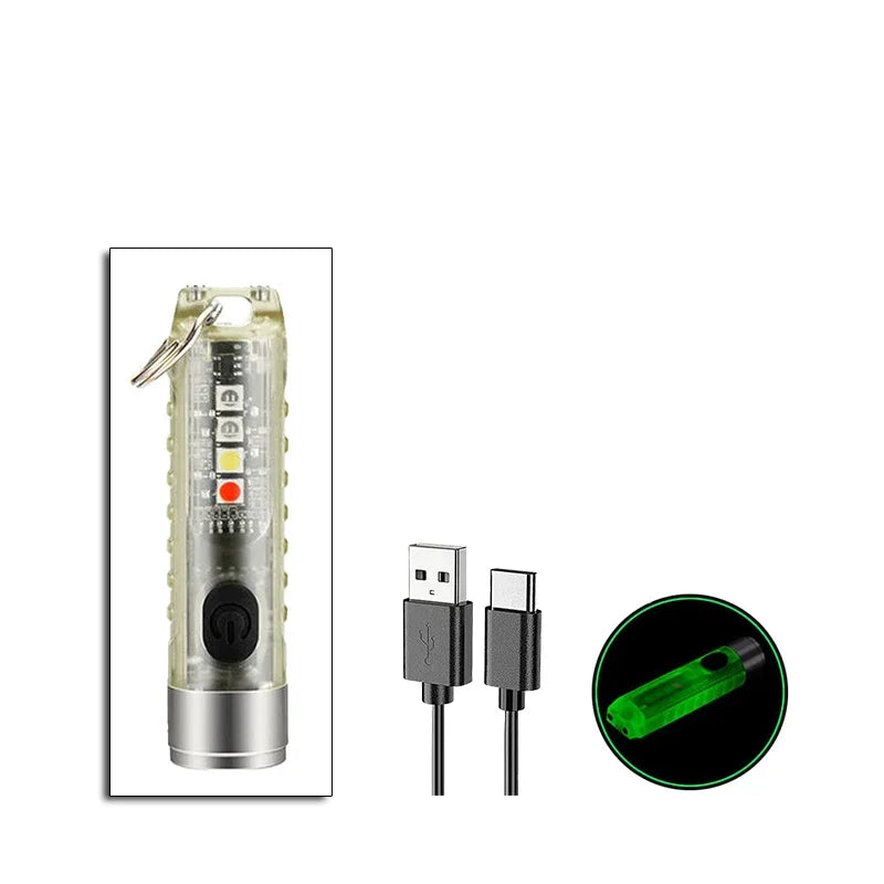 Magnet Multifunction Warning Camping Flashlight