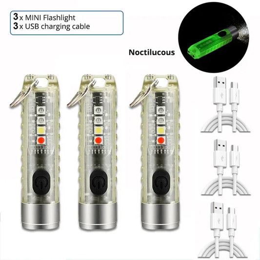 Magnet Multifunction Warning Camping Flashlight